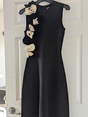 Lela Rose black dress